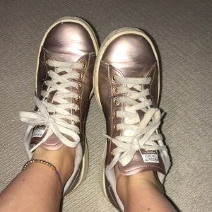 stan smith rose gold sneakers